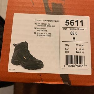 Worx by Red Wing style 5611 laced/zipper side Electrically Rated Composite Toe